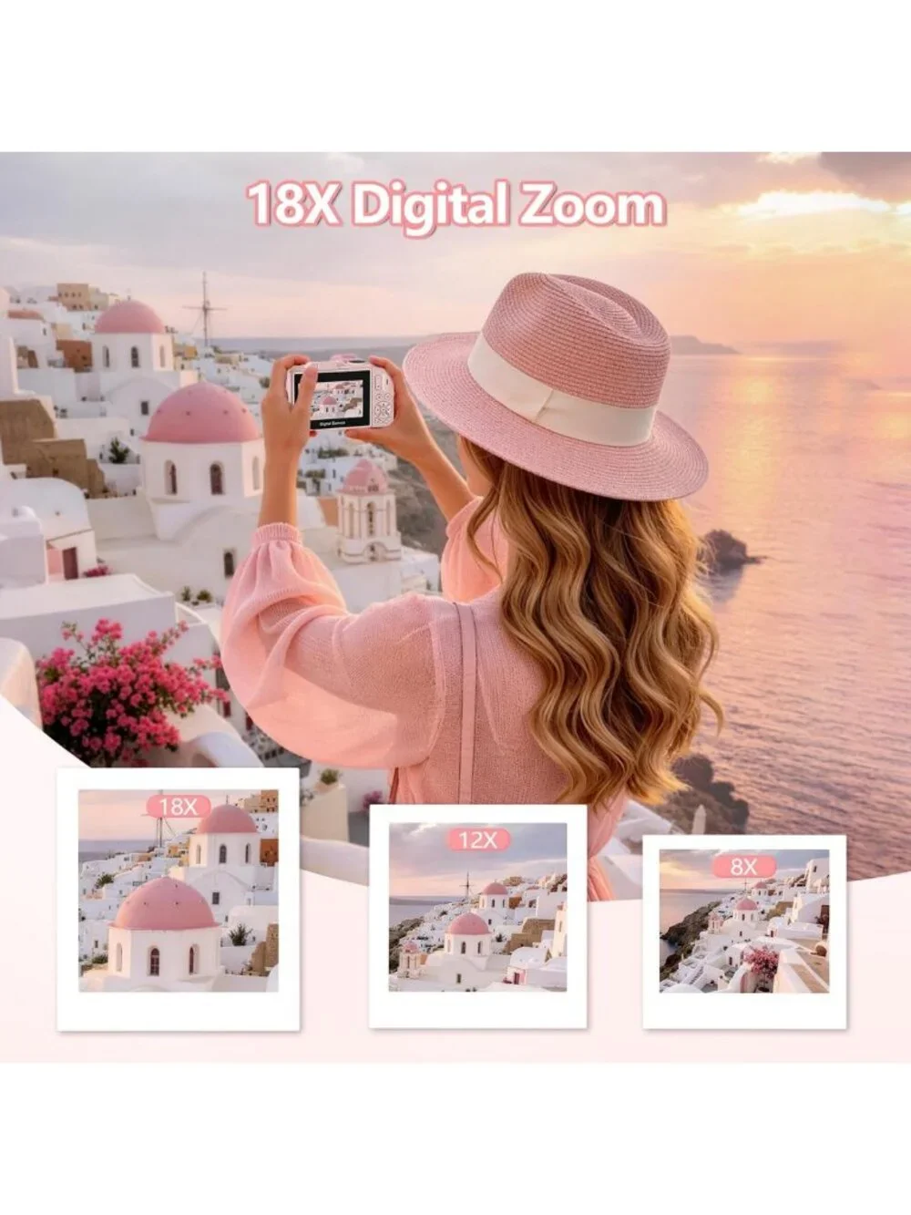 64MP 4K Digital Camera for Photography & Vlogging, Perfect for YouTube Content